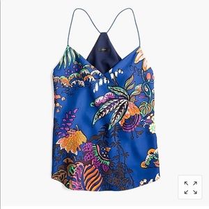 J Crew lined silk tank